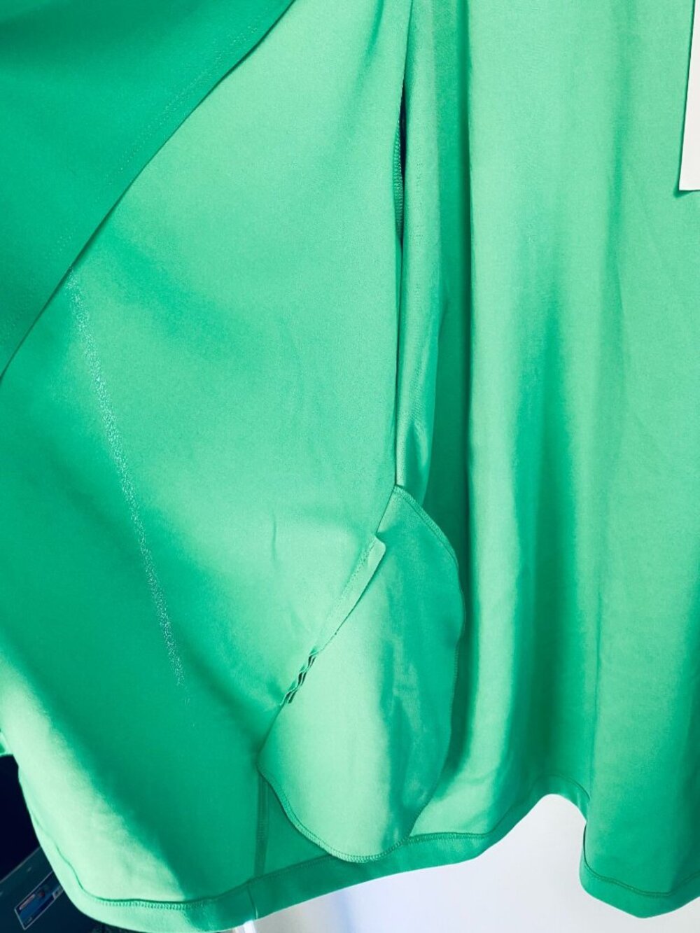 Andree By Unit Womens 3X Green Stretchy Blazer Jacket W/ Roll-Up Sleeves & Pocke - Picture 7 of 9